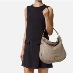 Marc by Marc Jacobs Classic Q Hillier Hobo White Workwear Handbag Purse Two Way